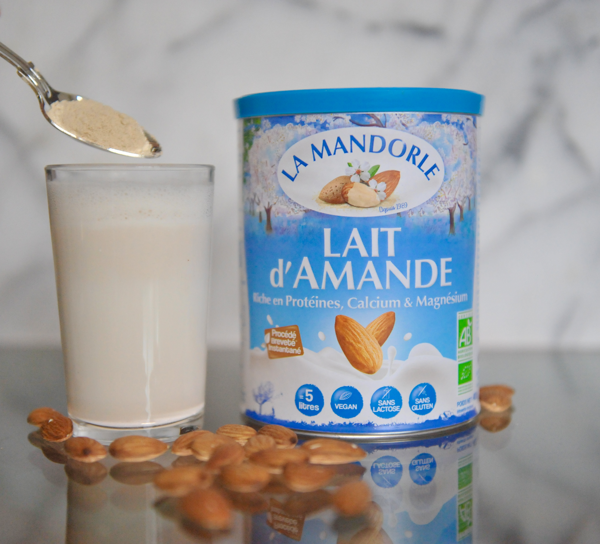 la mandorle instant almond milk powder 400g jadon group uk